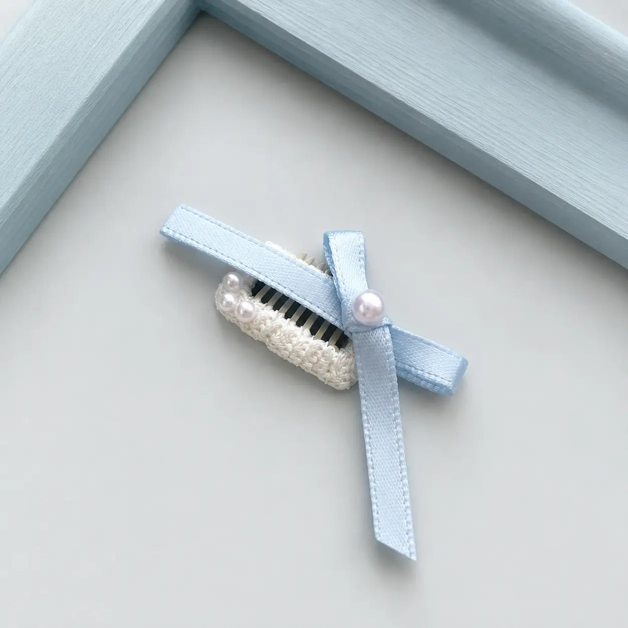 Blue Pearl Dog Hair Clips
