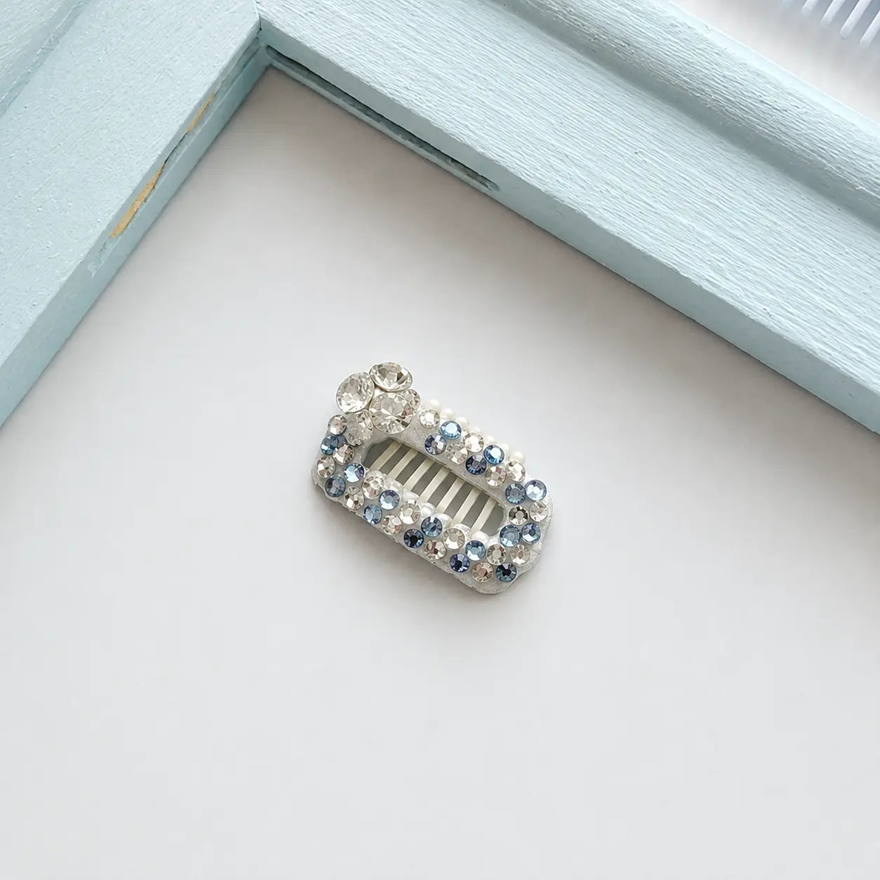 Blue Pearl Dog Hair Clips