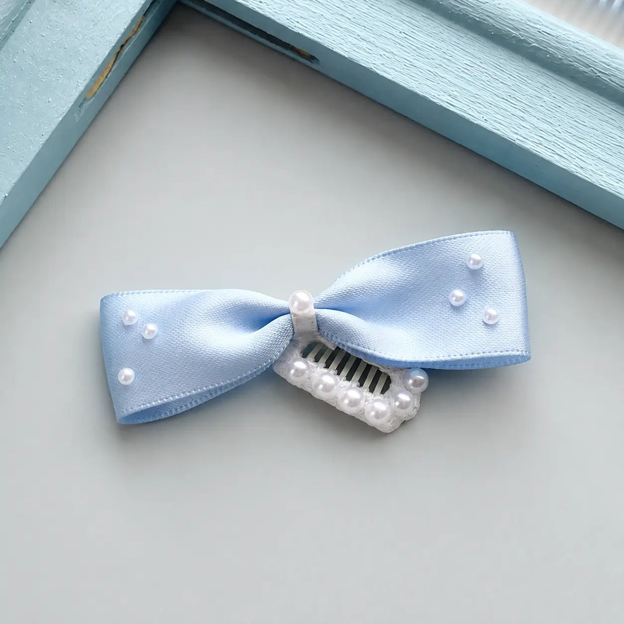 Blue Pearl Dog Hair Clips