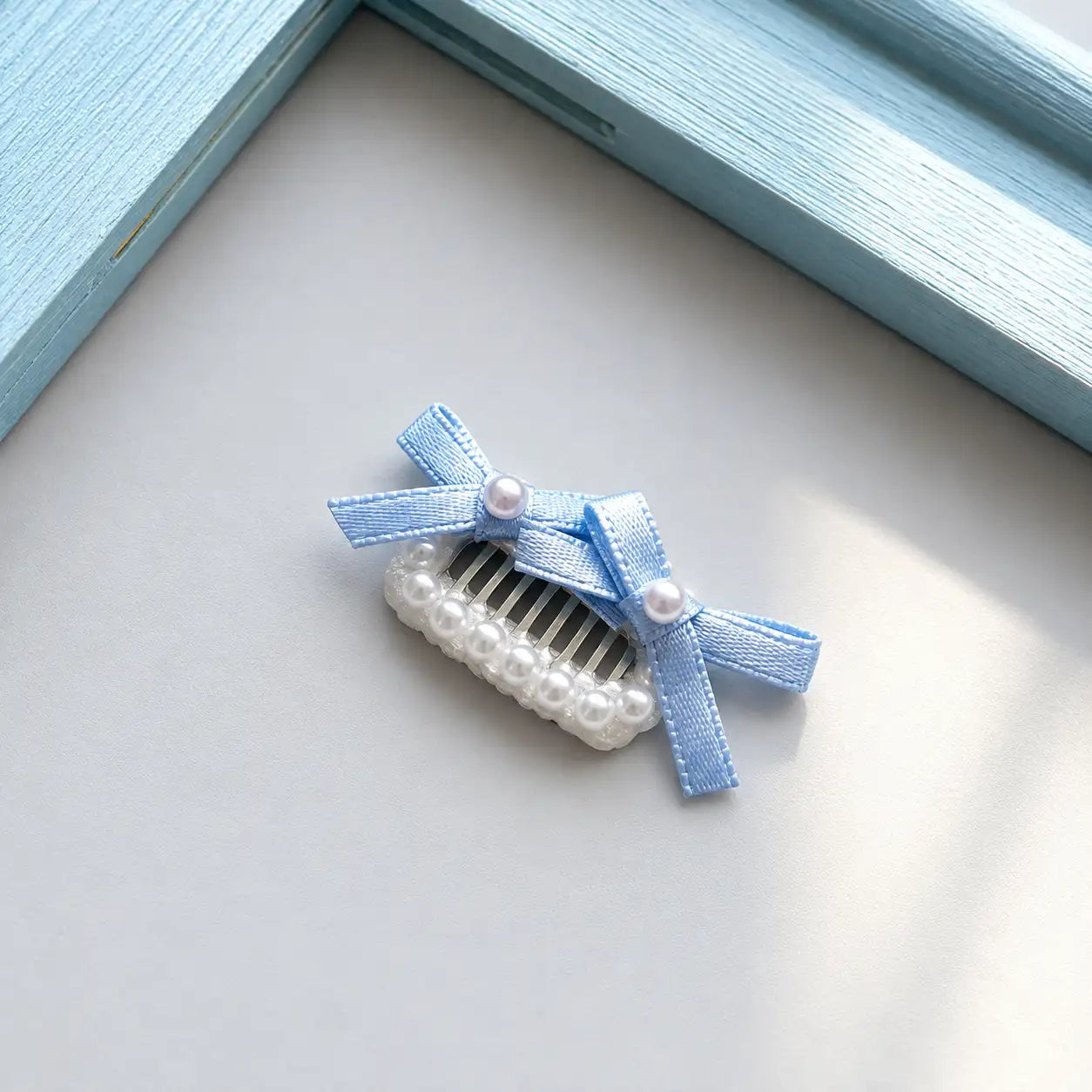 Blue Pearl Dog Hair Clips