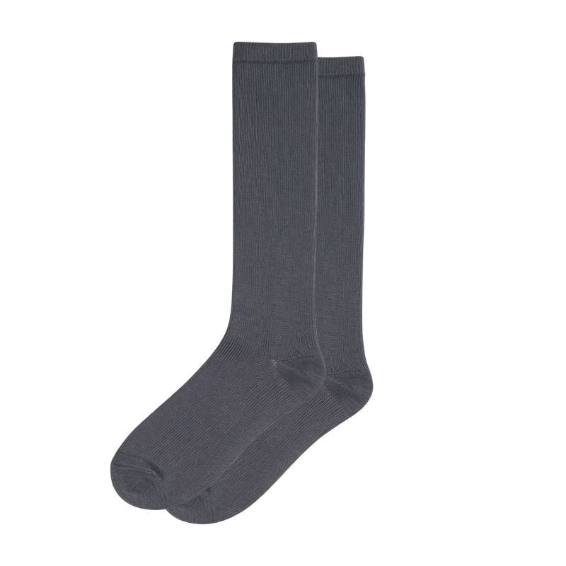 Clomii Pure Comfort Compression Knee-High Socks-Grey