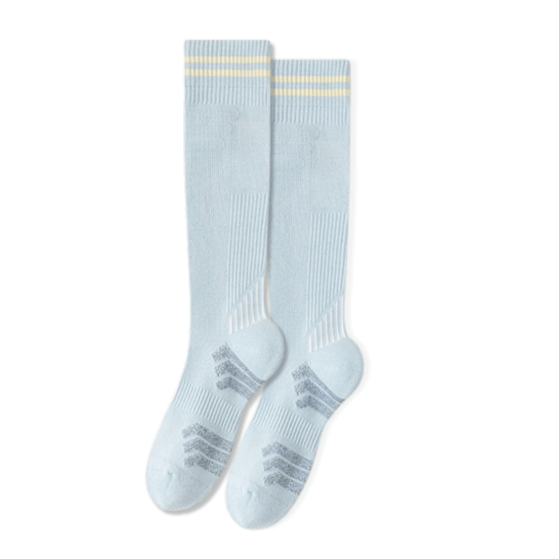 Clomii Everyday Stretch Knee-High Compression Socks Light Blue