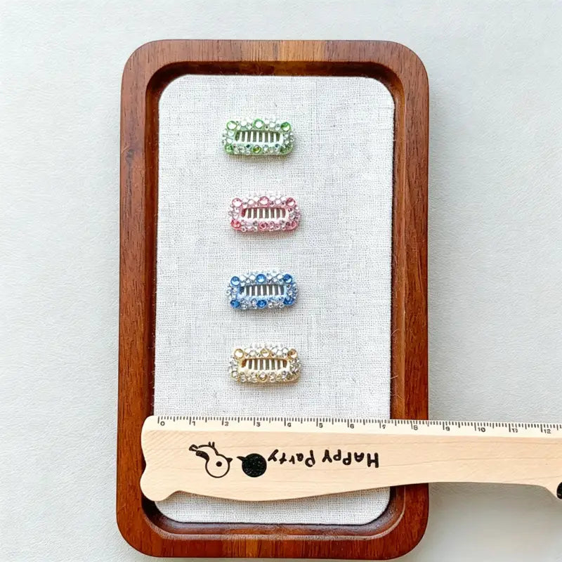 Mini Crystal Dog Hair Clips