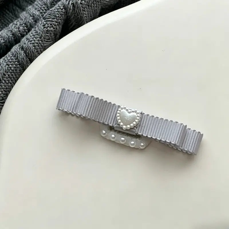 Pearl Lace Dog Hair Clips