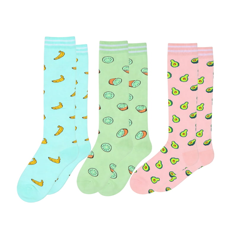 Clomii Fruit Garden Compression Knee-High Socks Collection